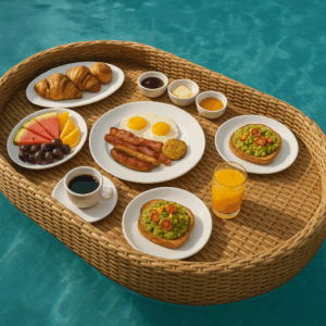 Floating Breakfast Basket for Pool