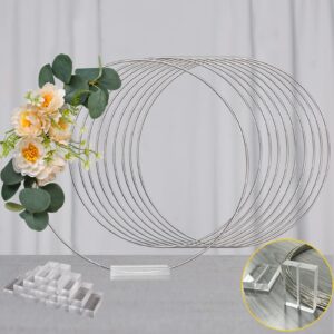 12 Inch Floral Hoop