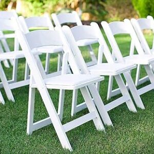 White Resin Chairs