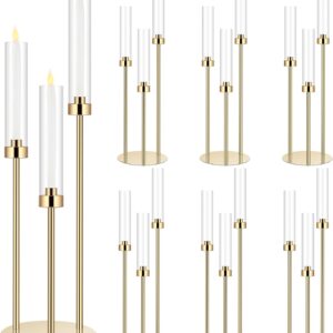 Golden Trio with LED Candles