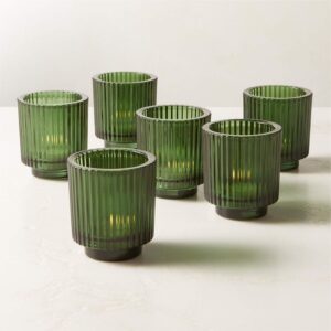 MODERN GREEN CANDLE HOLDER