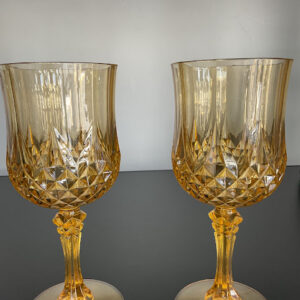 Vintage Honey Golden Glass (Plastic)
