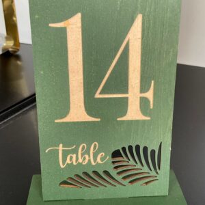 Woodland Table Number Display  (1-15)