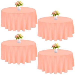 Peach - Round Table Cloths (4-5 seater tables)
