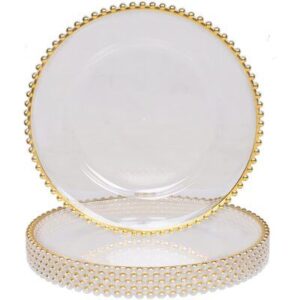Gold Rim Charger Plates