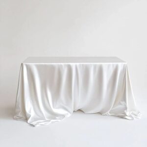 White Satin Tablecloths